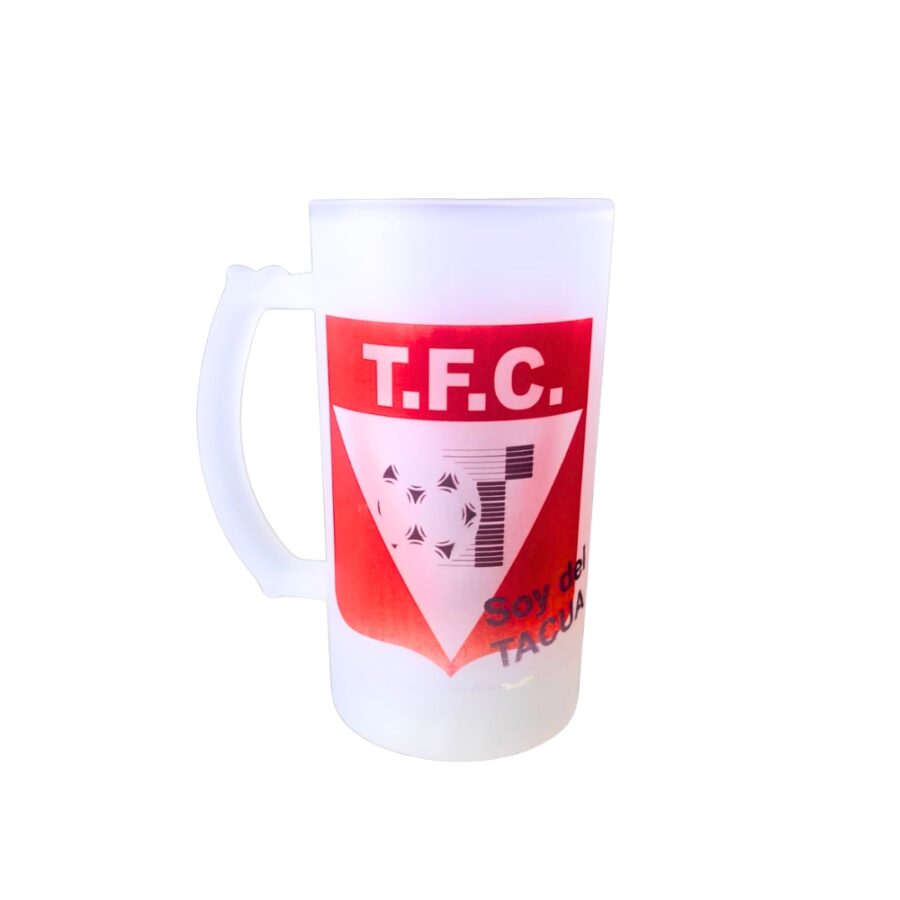 Taza larga (tipo mug alto) con logo